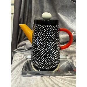 Vintage Department 56 Tea Pot Post Modern 1988 So‎ Cute!!